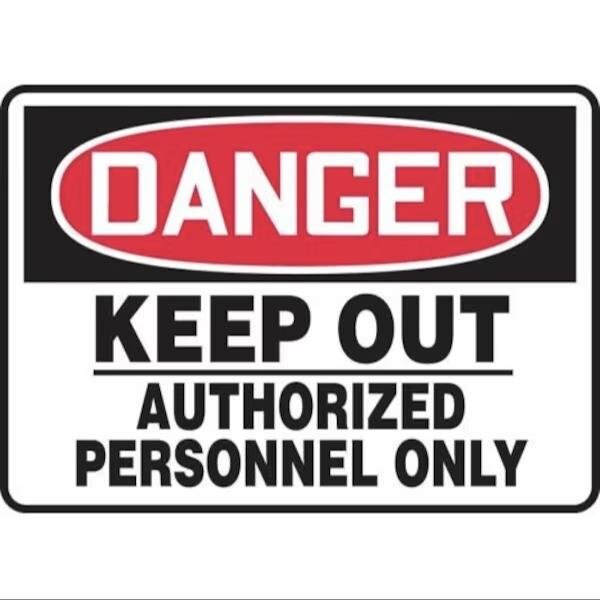 Accuform OSHA DANGER SAFETY SIGN KEEP OUT MADM024XL MADM024XL - main